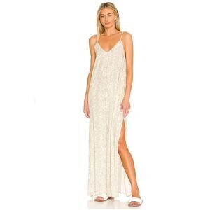 Maaji Khaki Maxi Dress beige - Wild Animal size Small